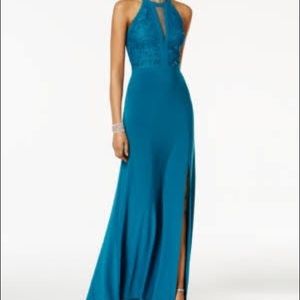 Teal Homecoming/Prom Gown